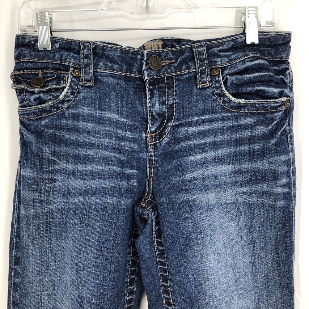 Kut from the Kloth Crop Capri Embroidered Flap Pocket Jeans KC564MA1N 4 (30x20)